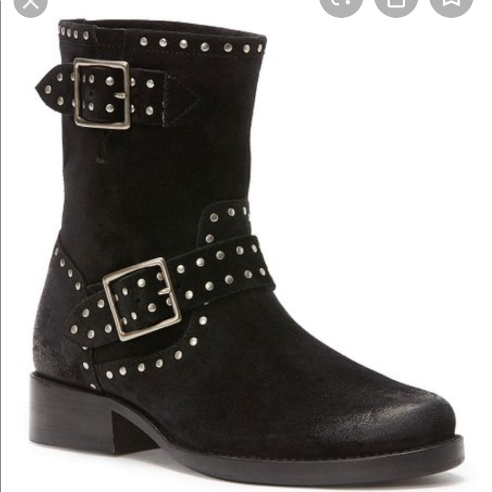 Rare FRYE Vicky Stud Combat Boots